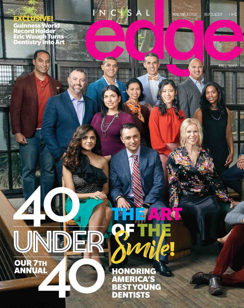 2017 Incisal Edge 40 under 40 magazine cover